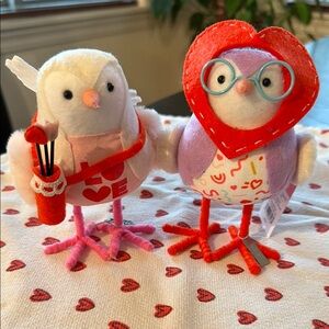 Target Spritz Valentine's Love Bird Plush Set - NWT